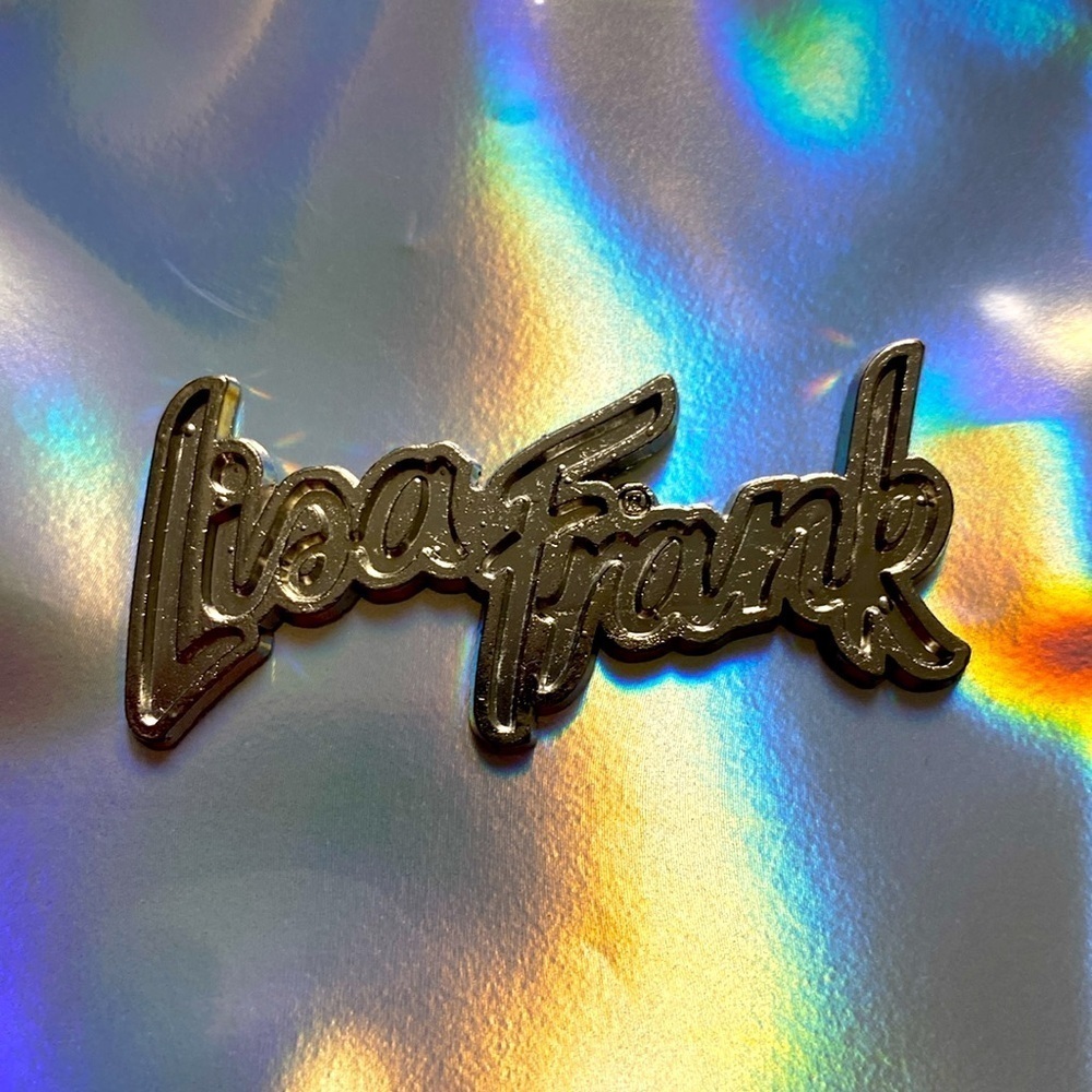 Lisa Frank vintage retro pin diy bling charm Lisa frank sign necklace pendant